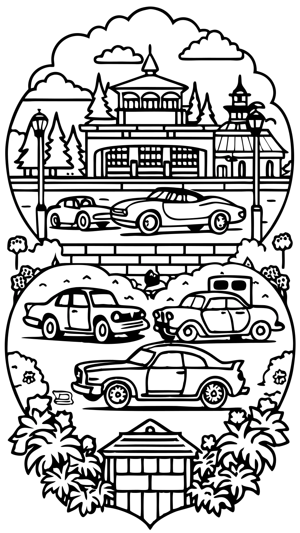 coloring pages for adults cars